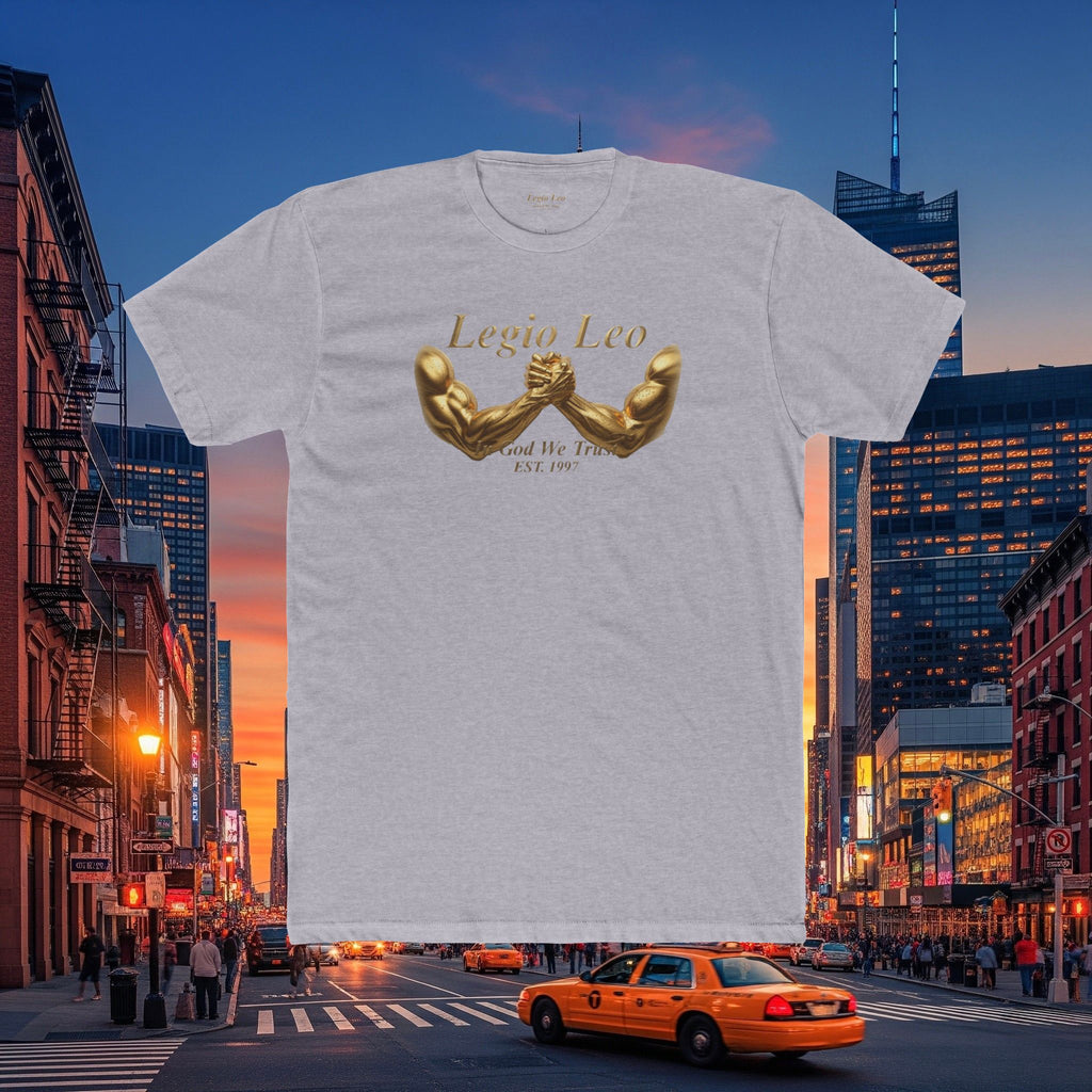 Legio Leo T‑Shirt — 'Legio Leo and In God We Trust Power Grab  Tee