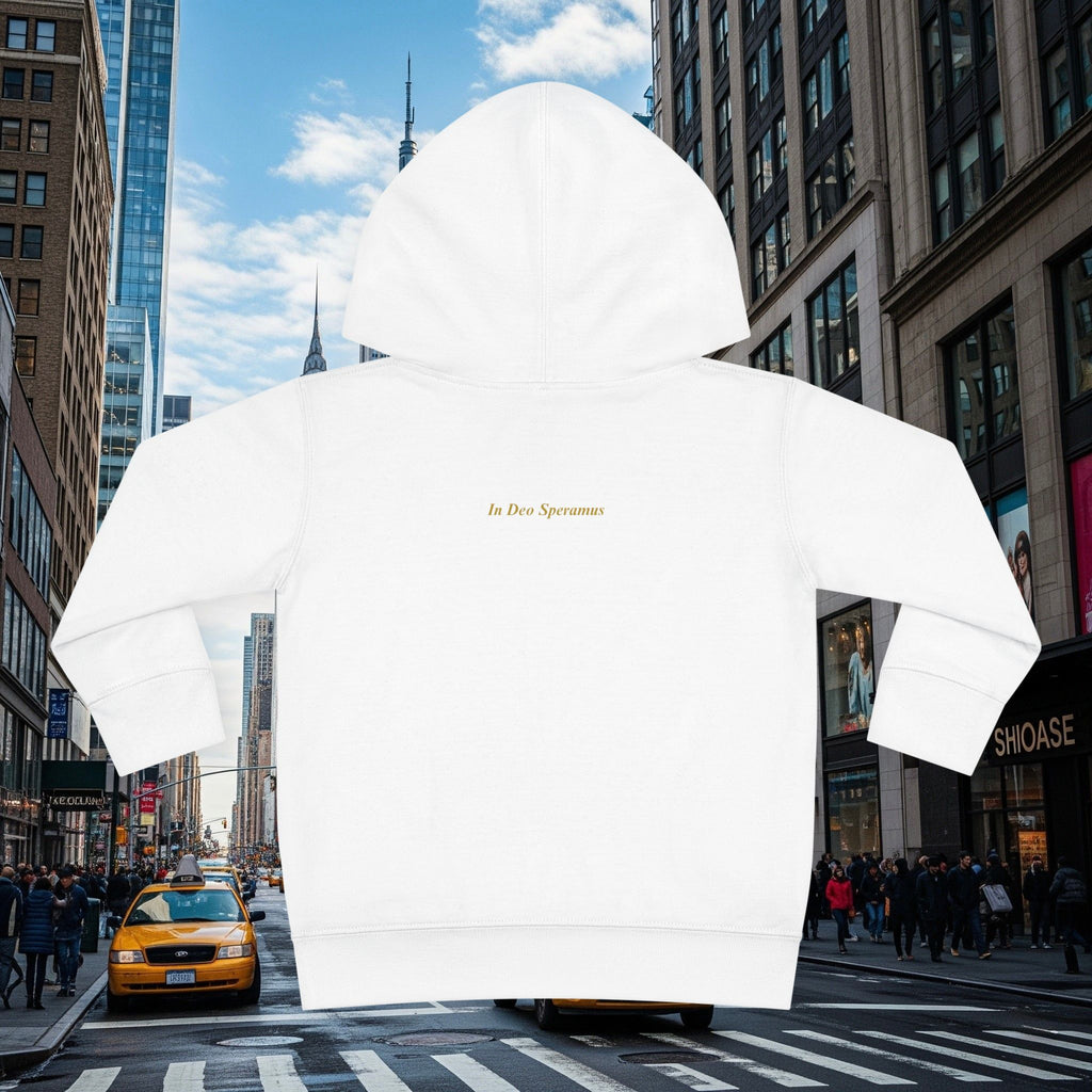 Christmas Legio Leo’s Toddler Pullover Fleece Hoodie (Grown Lion)