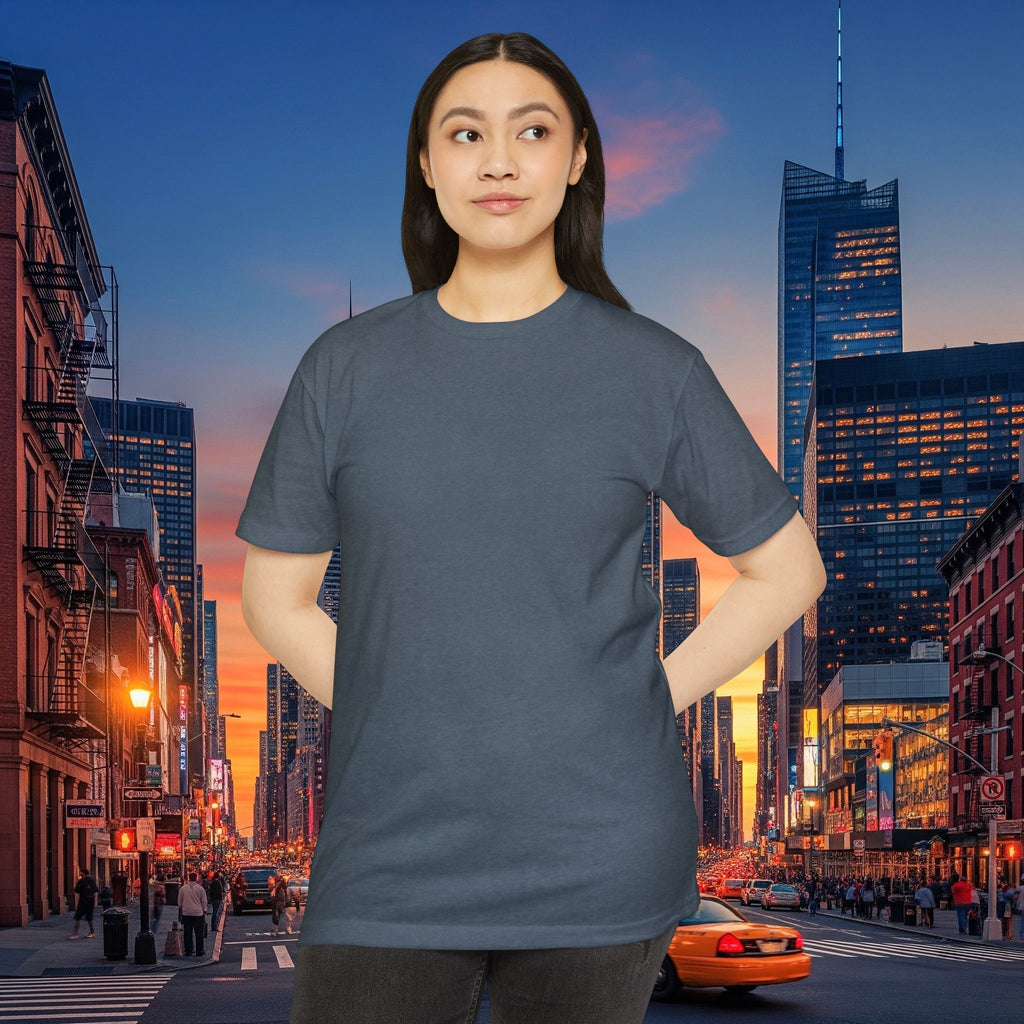Classic Plain T‑Shirt — Unisex CVC Jersey Tee