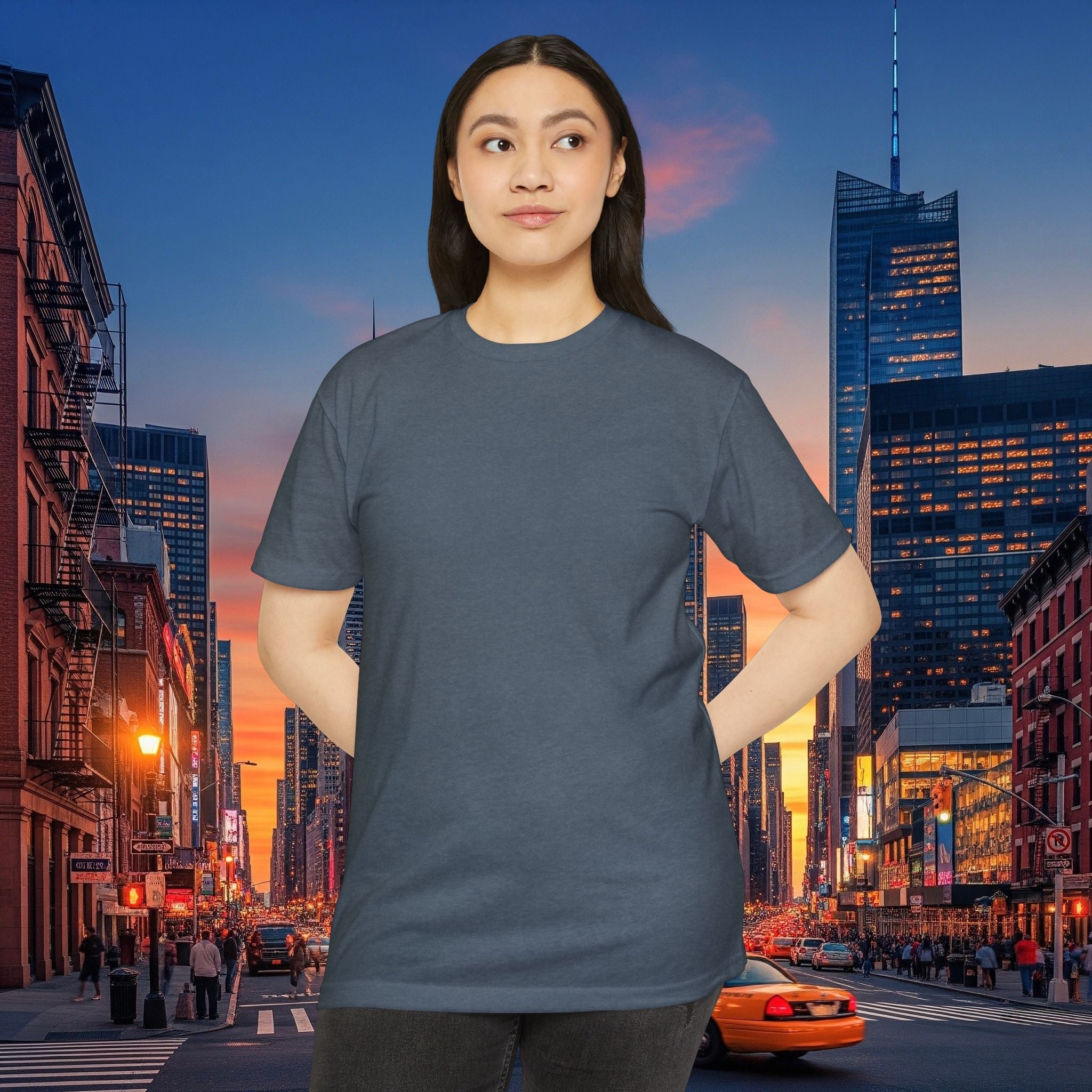Classic Plain T‑Shirt — Unisex CVC Jersey Tee