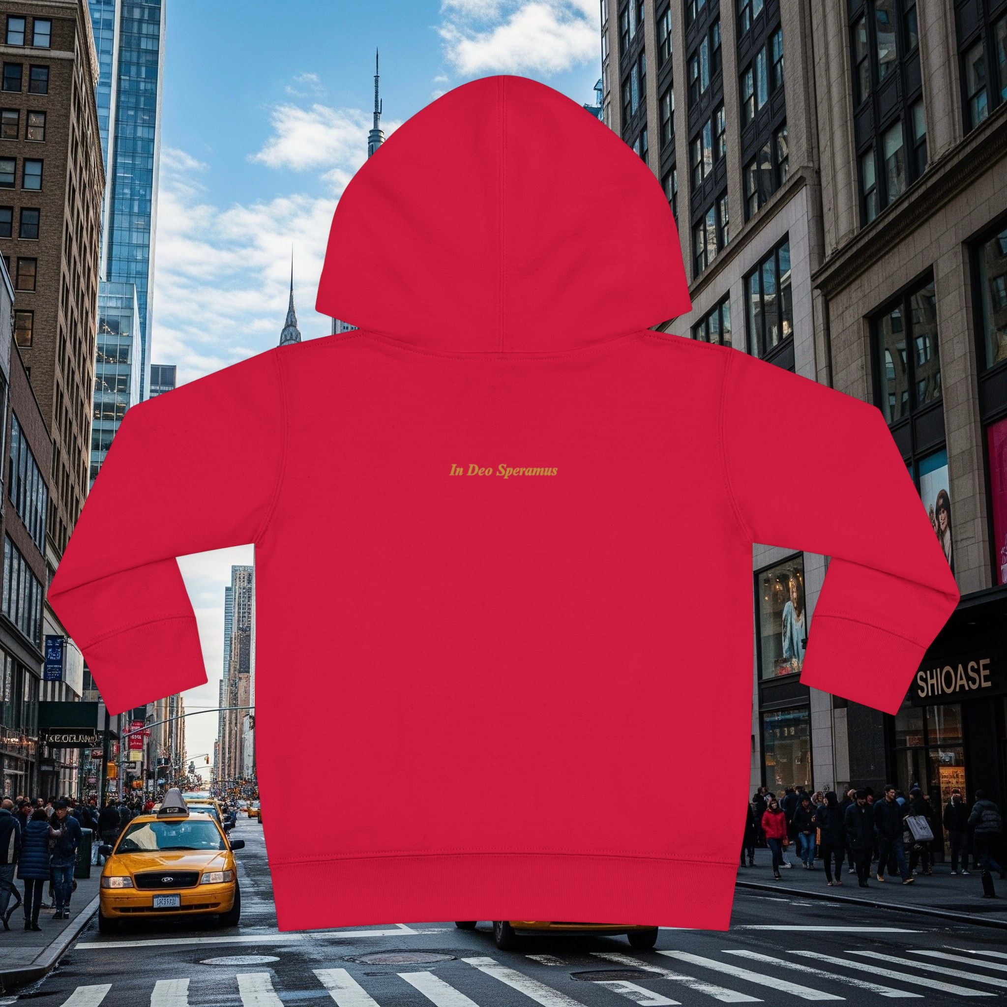 DZ Royal Christmas Toddler Pullover Fleece Hoodie (Grown Lion)