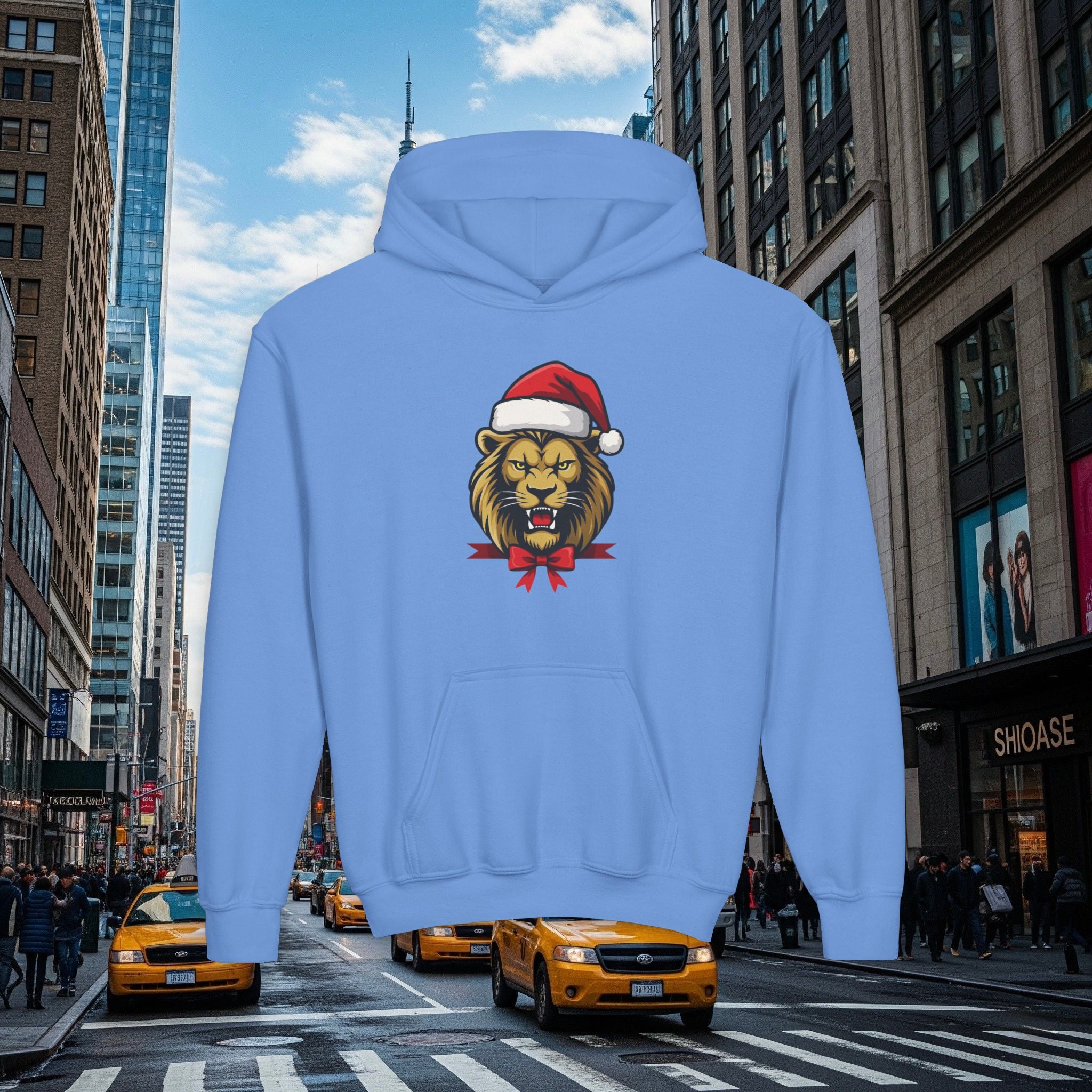 Christmas Legio Leo’s Youth Hoodie (Grown Lion)