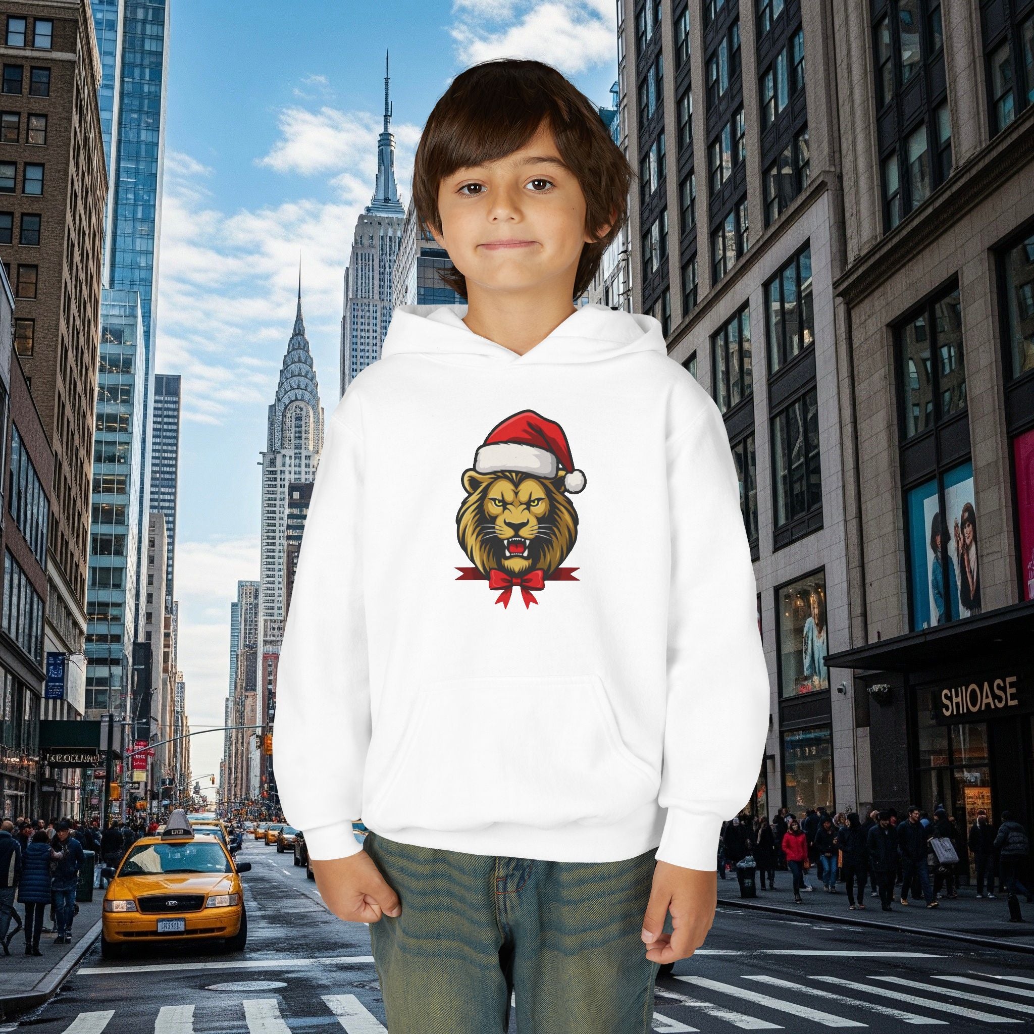 Christmas Legio Leo’s Youth Hoodie (Grown Lion)