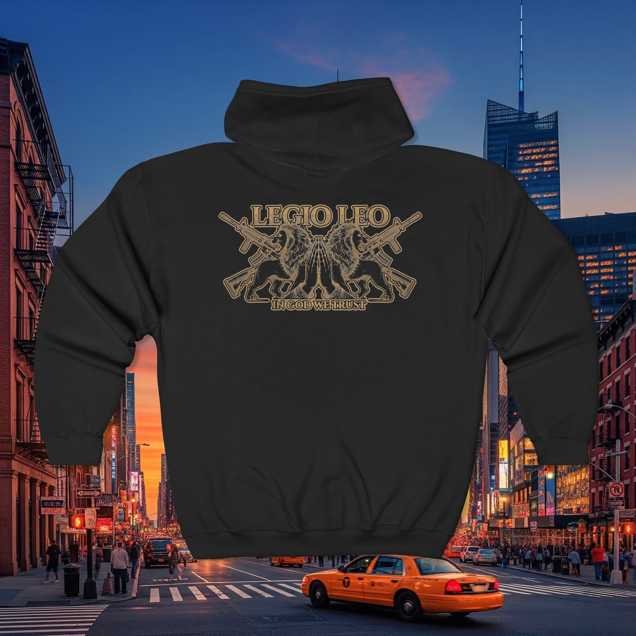Legio Leo Zip Hoodie — Warrior Full-Zip Sweatshirt