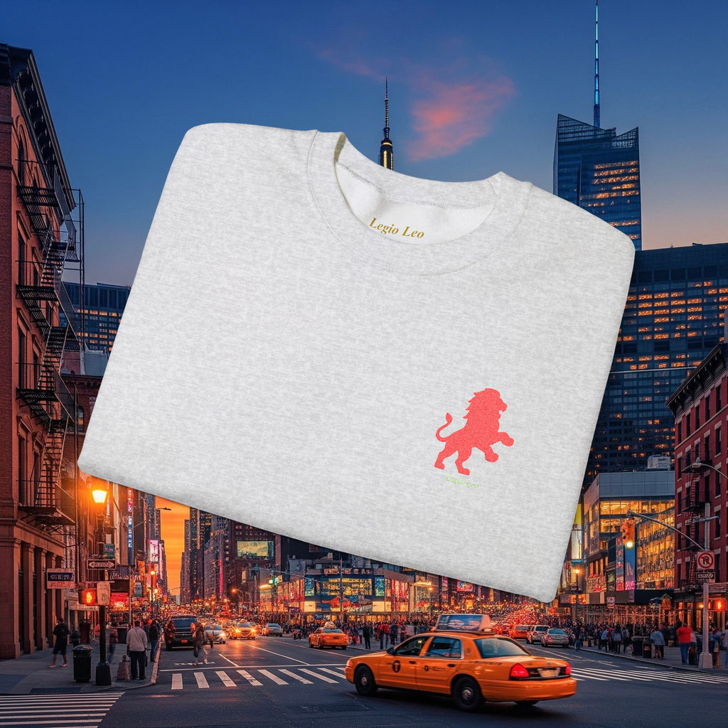 Legio Leo by DZ Royal Crewneck Sweatshirt | Mighty Lion Embroidered