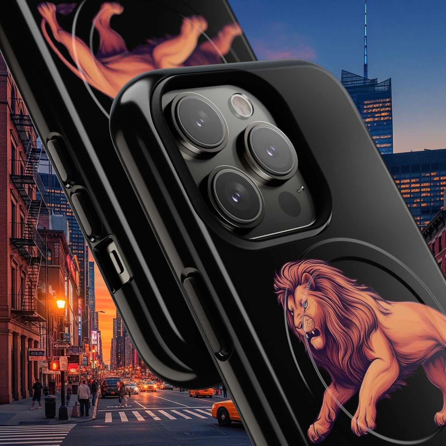 Tough Magnetic Phone Cases - Embrace Strength and Style, Legio Leo by DZ Royal Design, Durable Protection