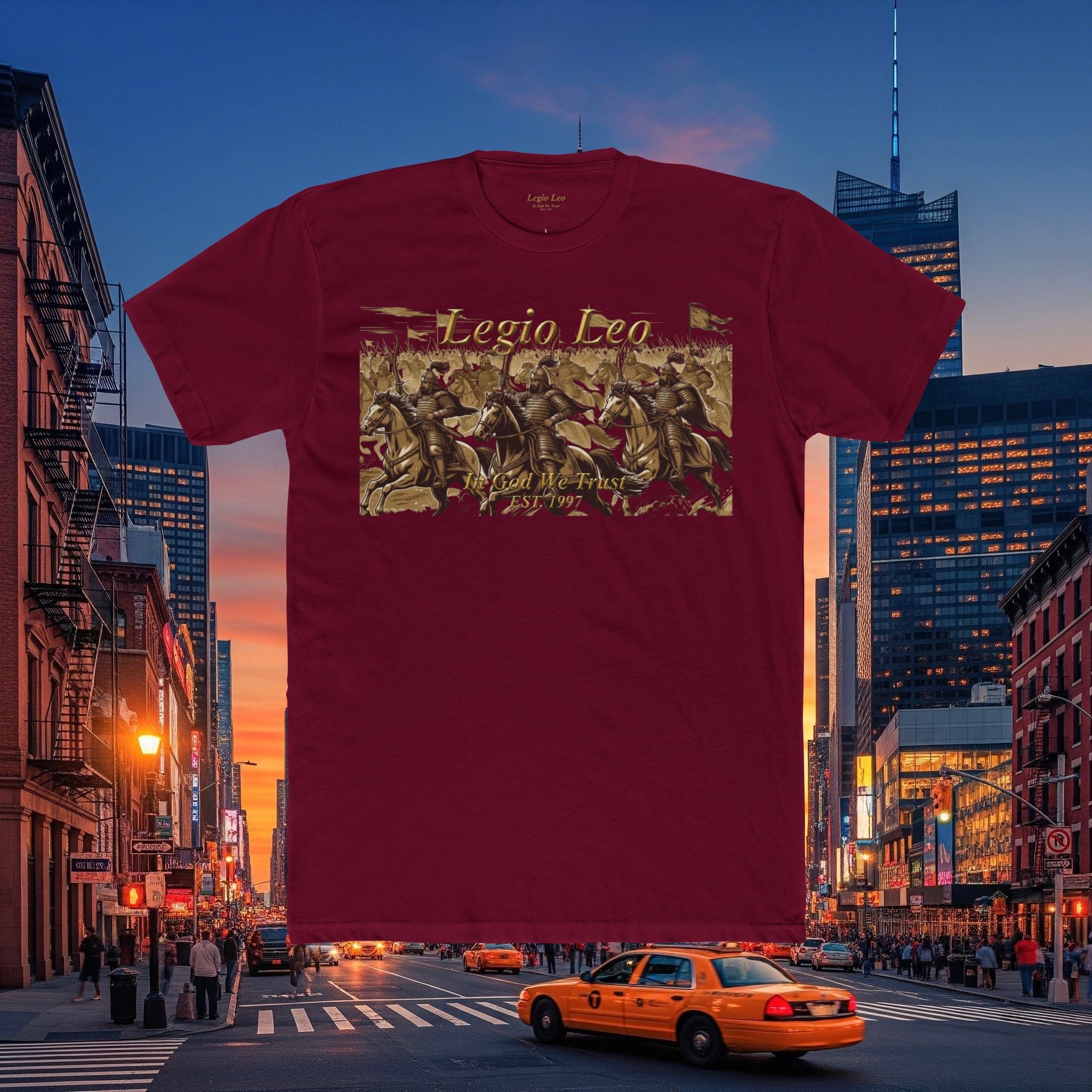 Legio Leo Cavalry Graphic Tee | Ancient Warrior Design
