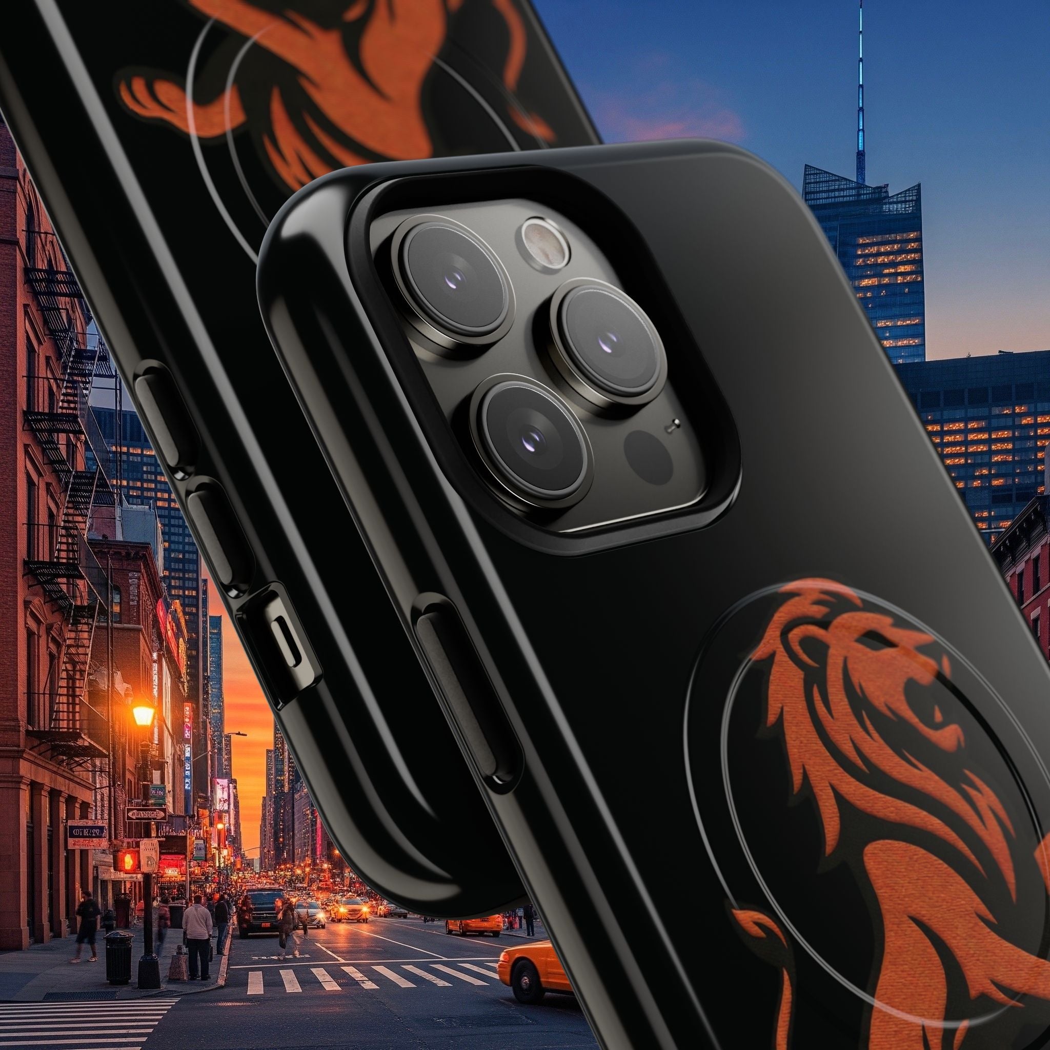 Tough Magnetic Phone Cases - Embrace Strength and Style, Legio Leo by DZ Royal Design, Durable Protection