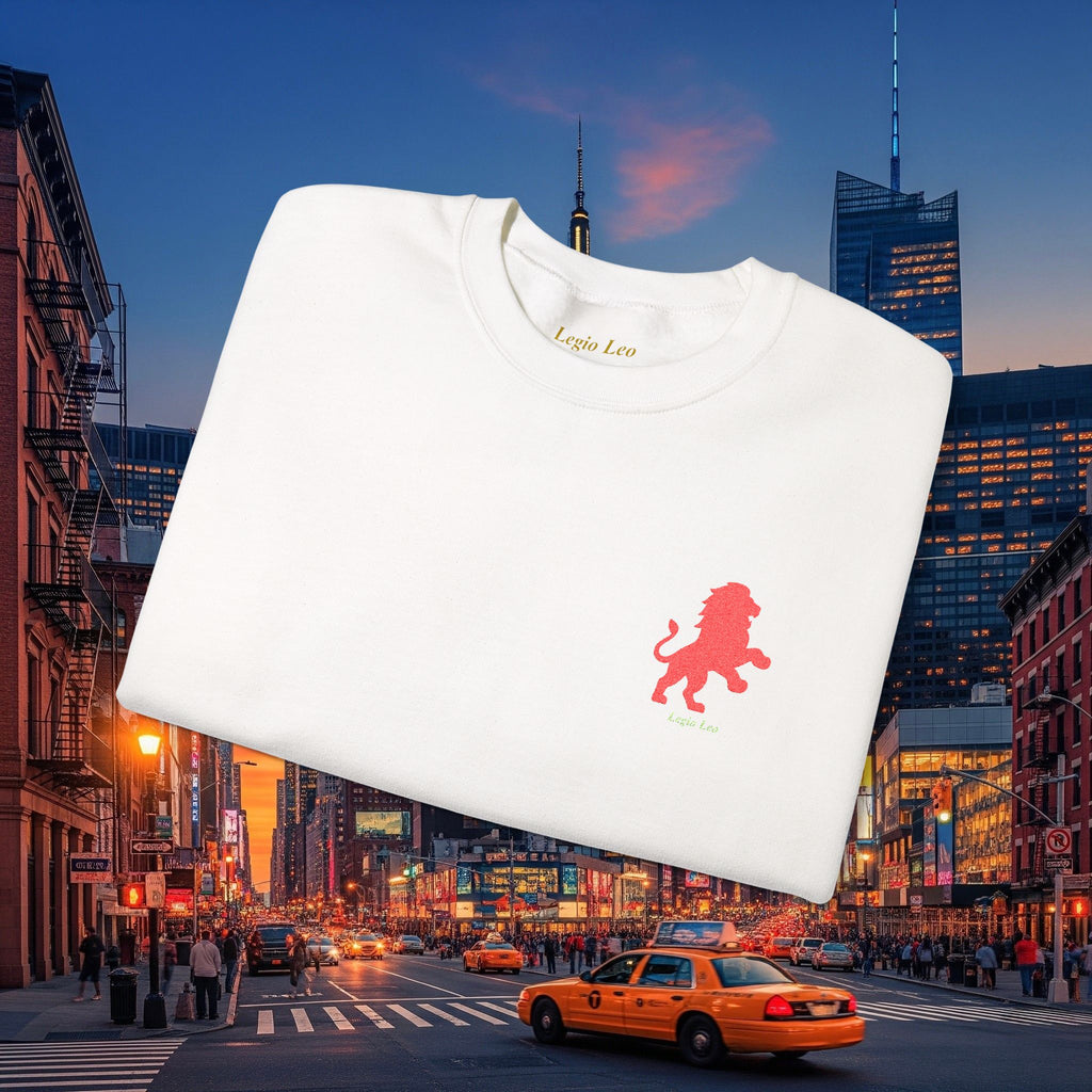 Legio Leo by DZ Royal Crewneck Sweatshirt | Mighty Lion Embroidered