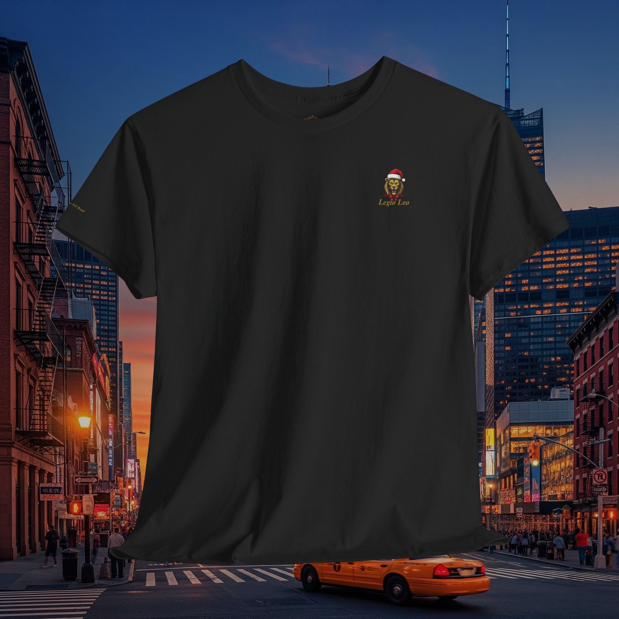 Christmas Holiday Legio Leo by DZ Royal Casual Cotton Tee