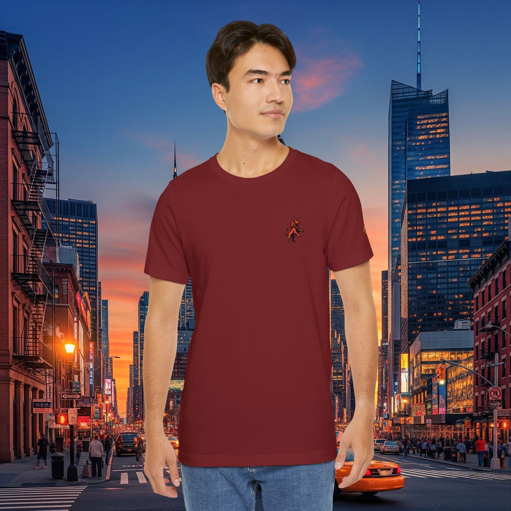 Classic Legio Leo by DZ Royal Tee — Legio Leo Embroidered Short Sleeve T-Shirt