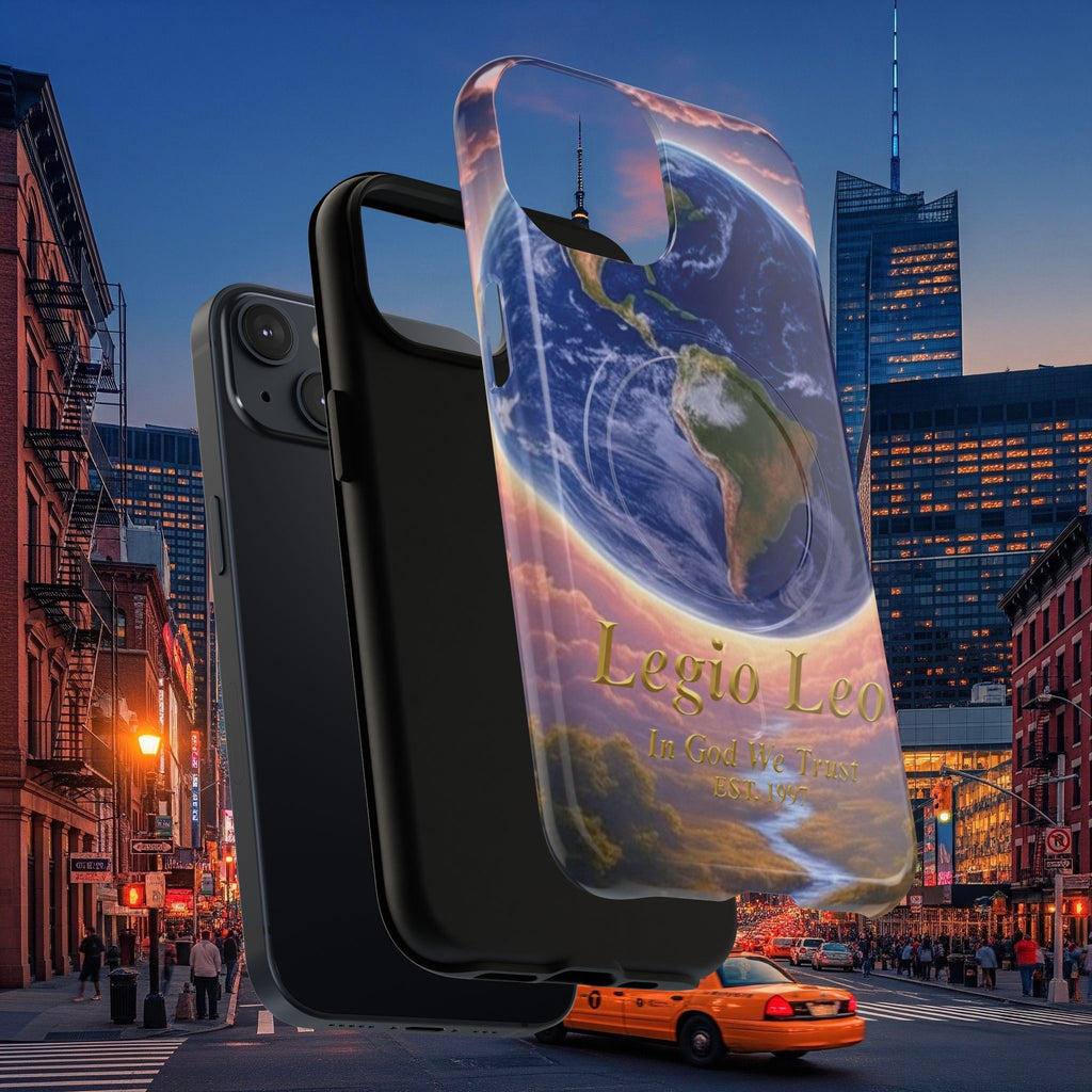 Stylish Tough Magnetic Phone Cases, Legio Leo Design