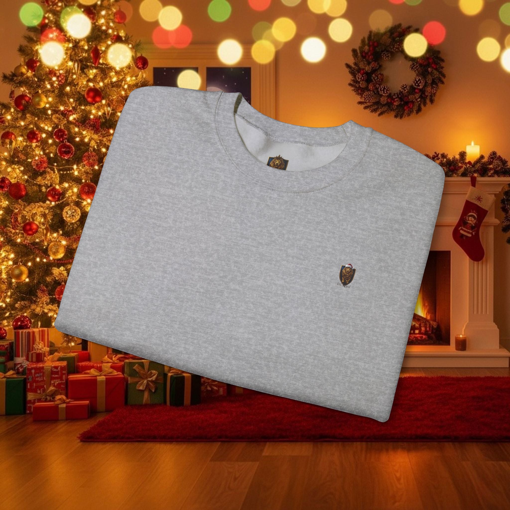 Christmas Holiday DZ Royal Cozy Unisex Crewneck Sweatshirt for