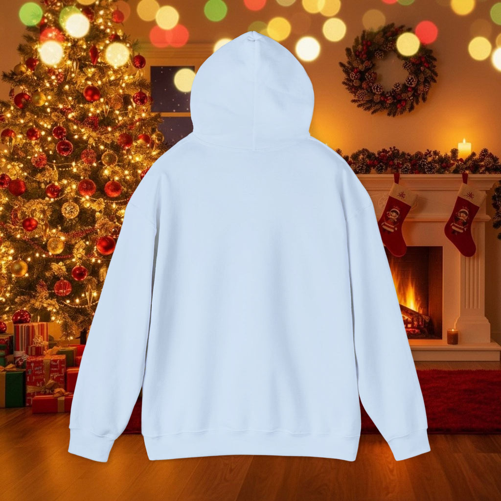 Christmas Holiday DZ Royal Cozy Unisex Hooded Sweatshirt