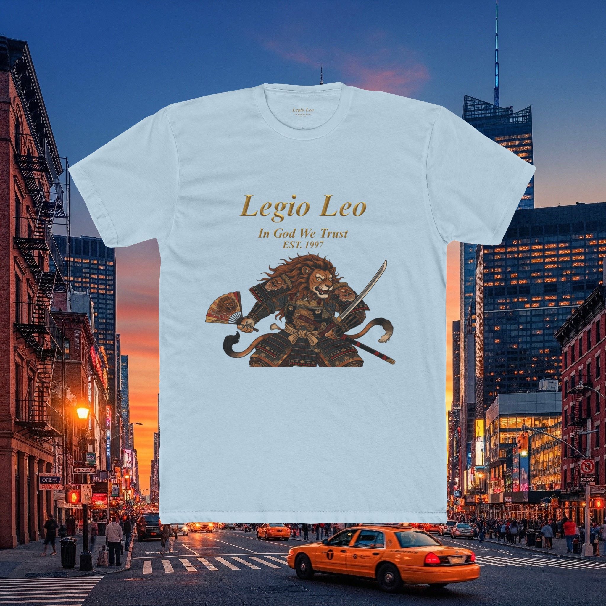 Legio Leo Samurai Warrior Cotton Crew Tee