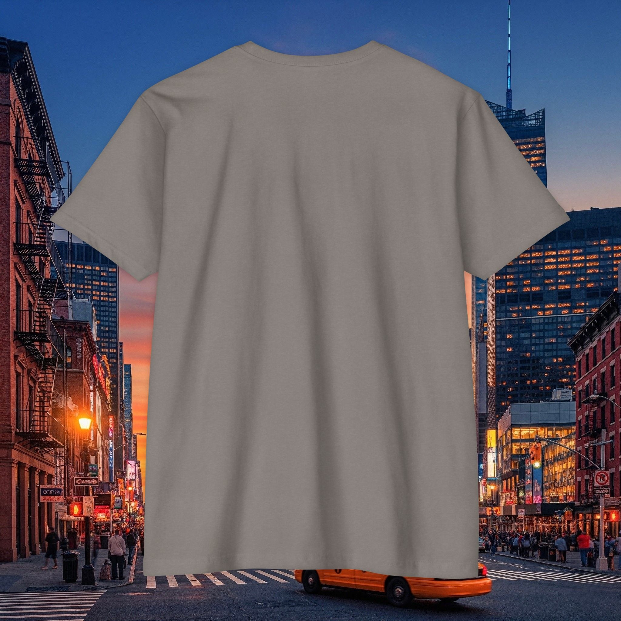 Classic Plain T‑Shirt — Unisex CVC Jersey Tee