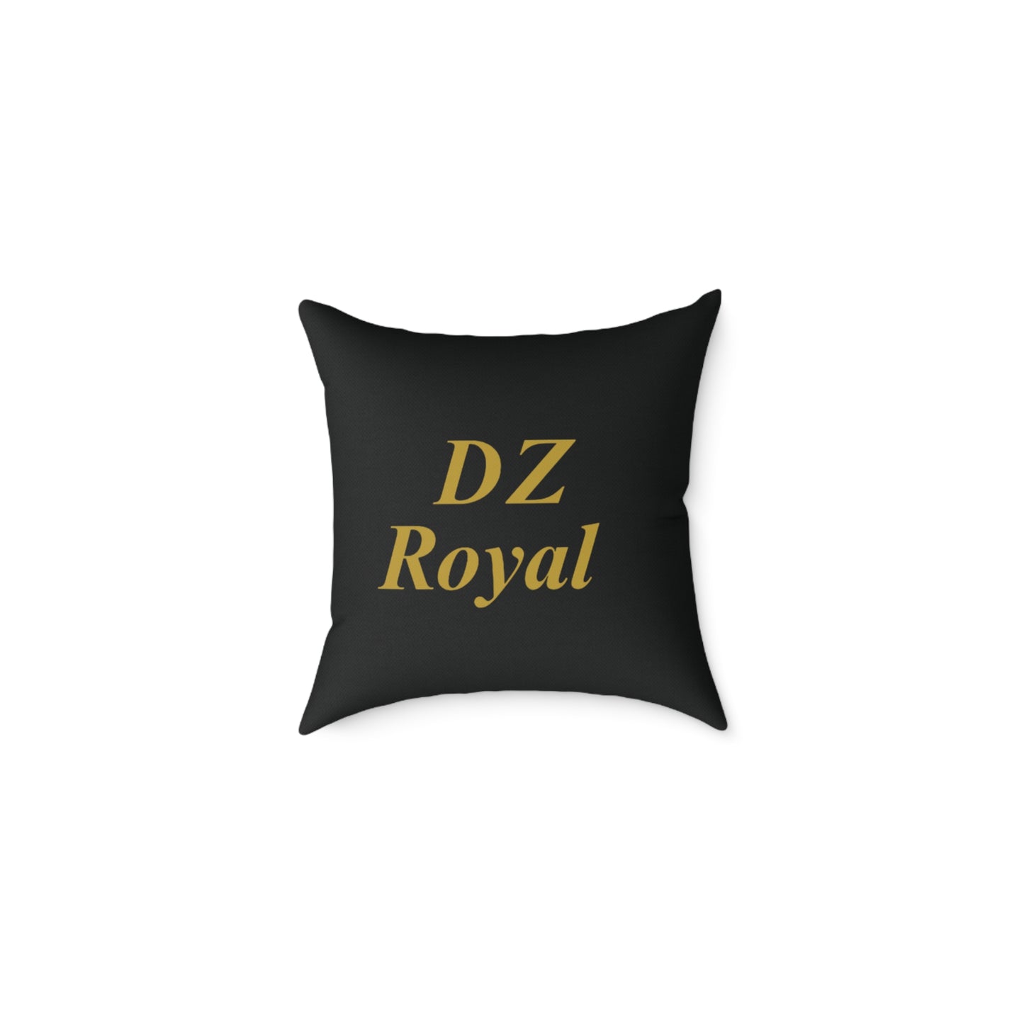 DZ Royal Square Poly Canvas Pillow