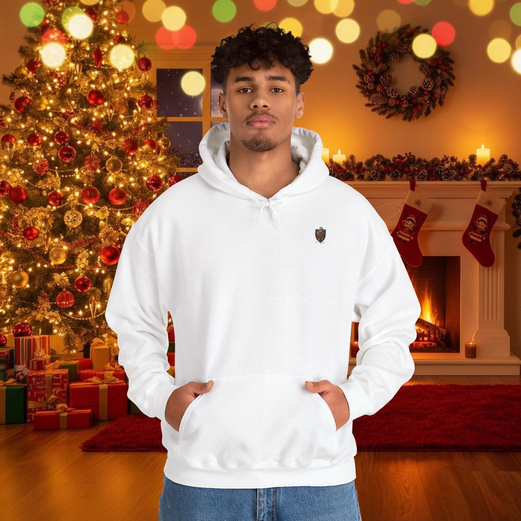 Christmas Holiday DZ Royal Cozy Unisex Hooded Sweatshirt
