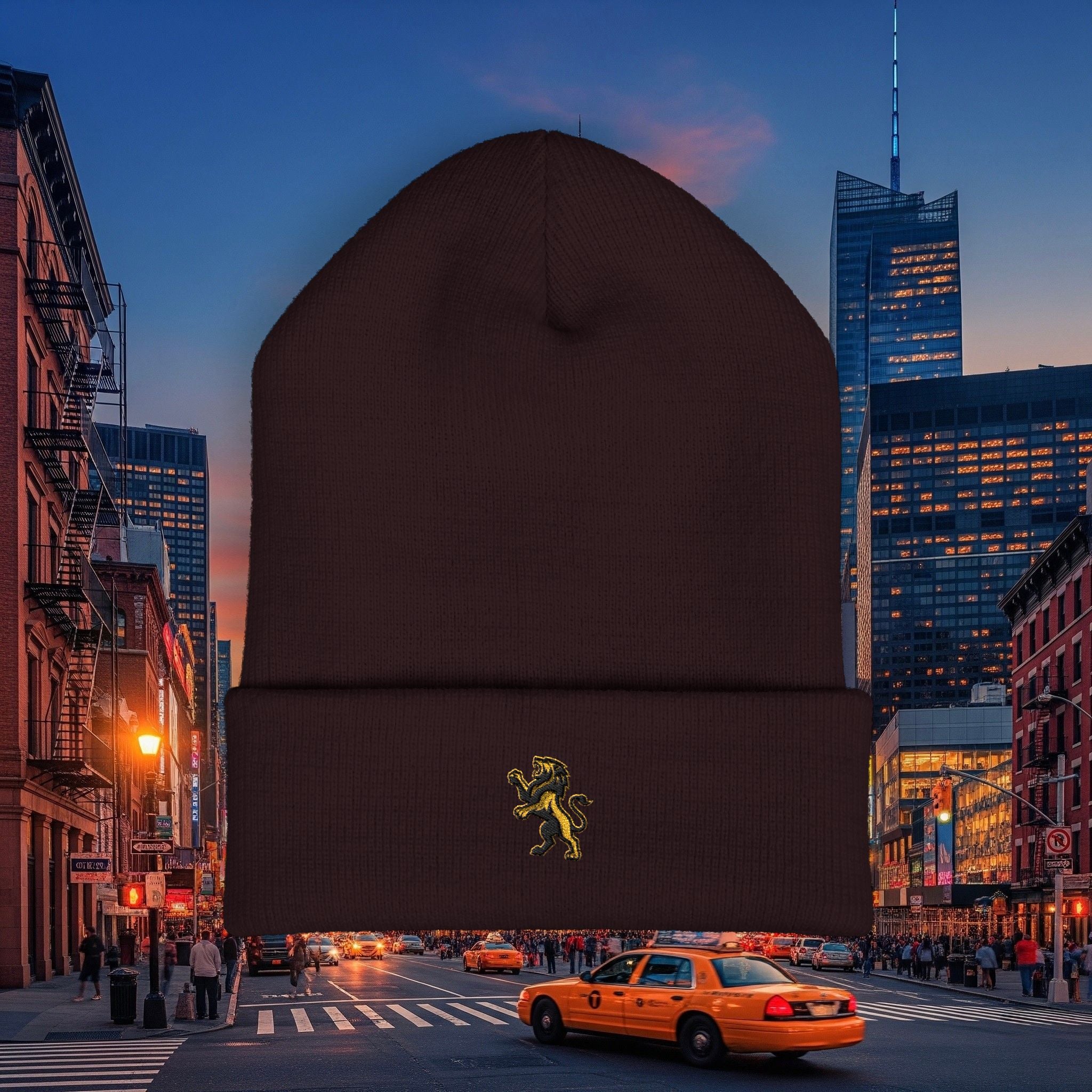Legio Leo by DZ Royal Cuffed Beanie | Mighty Lion Basic Design