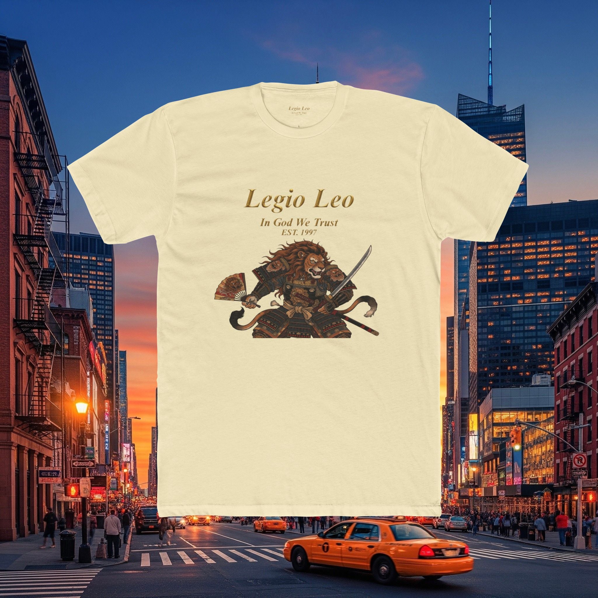 Legio Leo Samurai Warrior Cotton Crew Tee