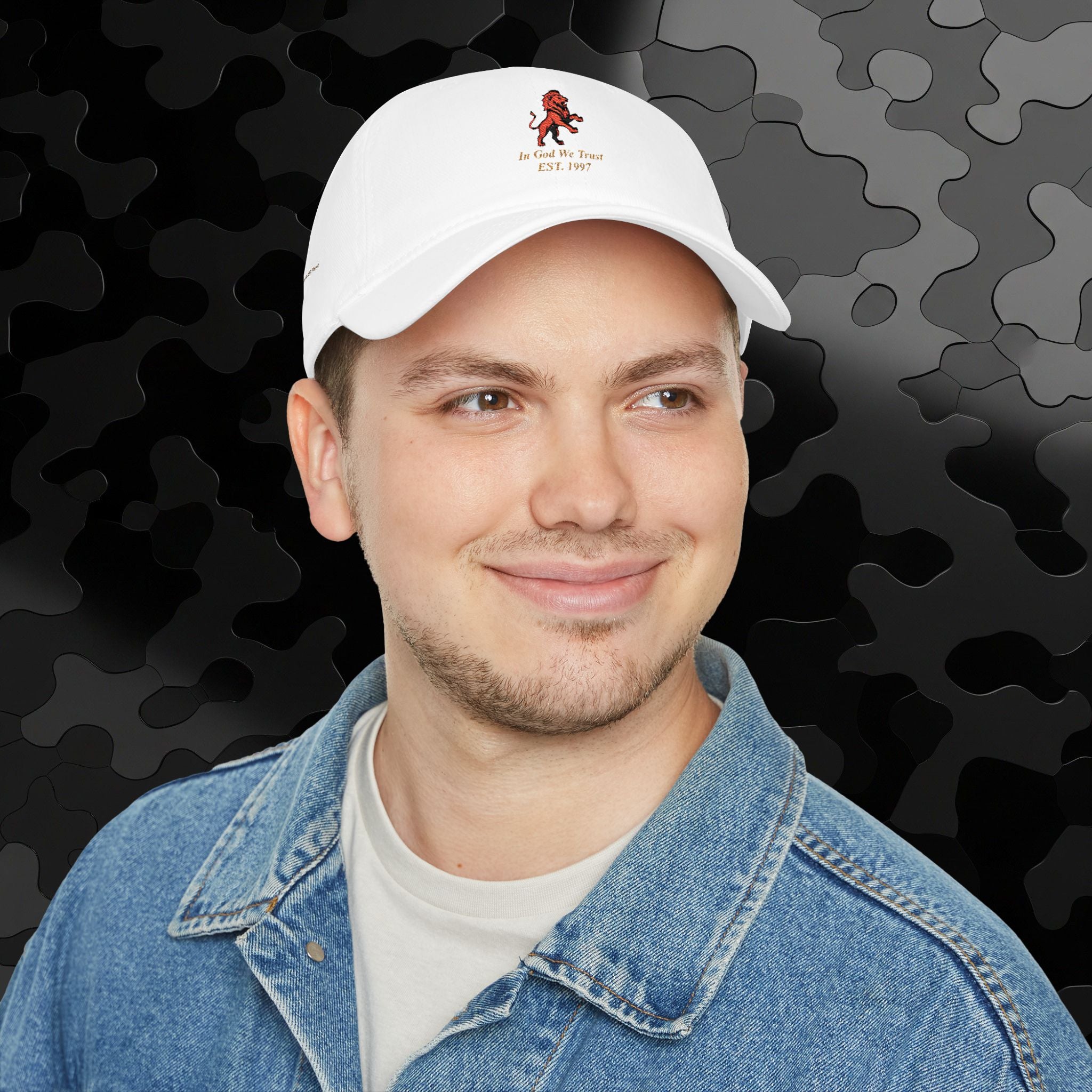 Low Profile Baseball Cap Classic Lion Logo Embroidery