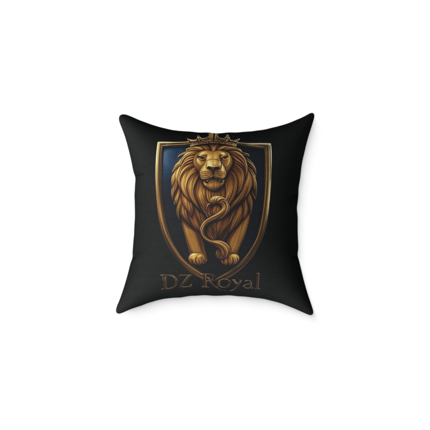 DZ Royal Square Poly Canvas Pillow