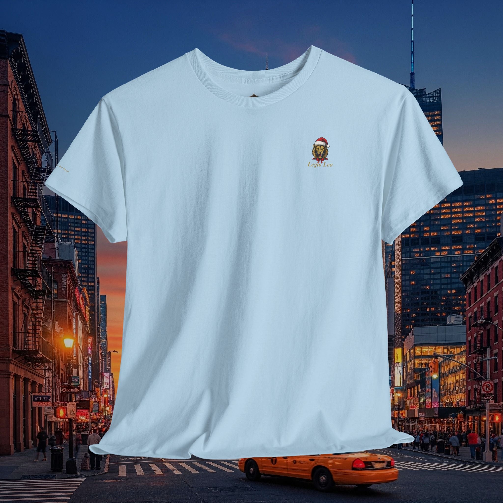 Christmas Holiday Legio Leo by DZ Royal Casual Cotton Tee