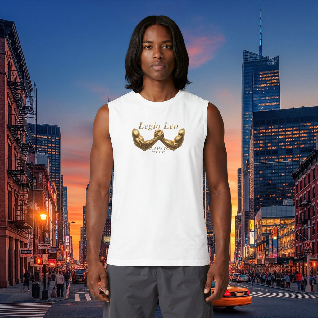 Legio Leo | Unisex Jersey Muscle Tank ‘Show Of Strength’
