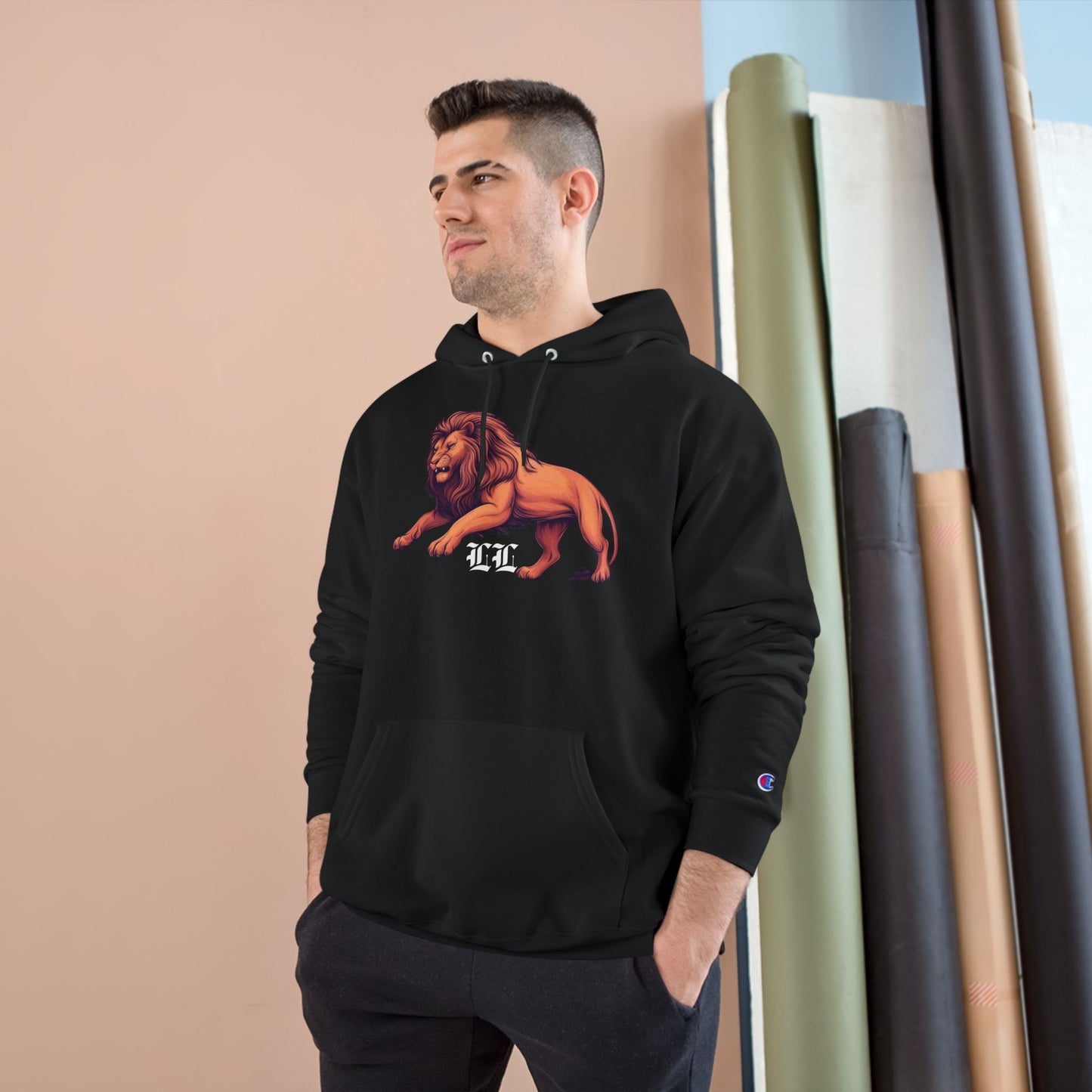 Champion/Legio Leo Hoodie by DZ Royal|Sweatshirt for Leos, Gift for Birthday, Astrology, University Apparel, Casual Wear