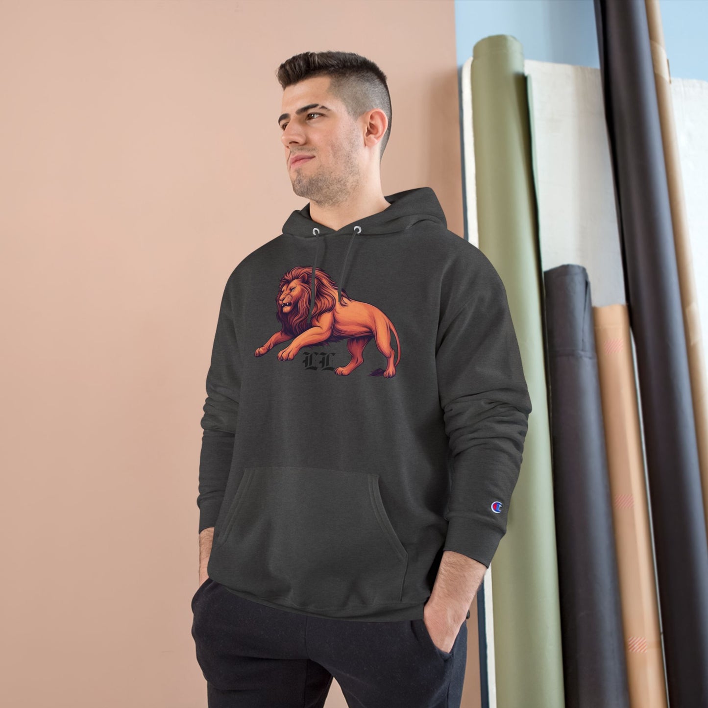Champion/Legio Leo Hoodie by DZ Royal|Sweatshirt for Leos, Gift for Birthday, Astrology, University Apparel, Casual Wear