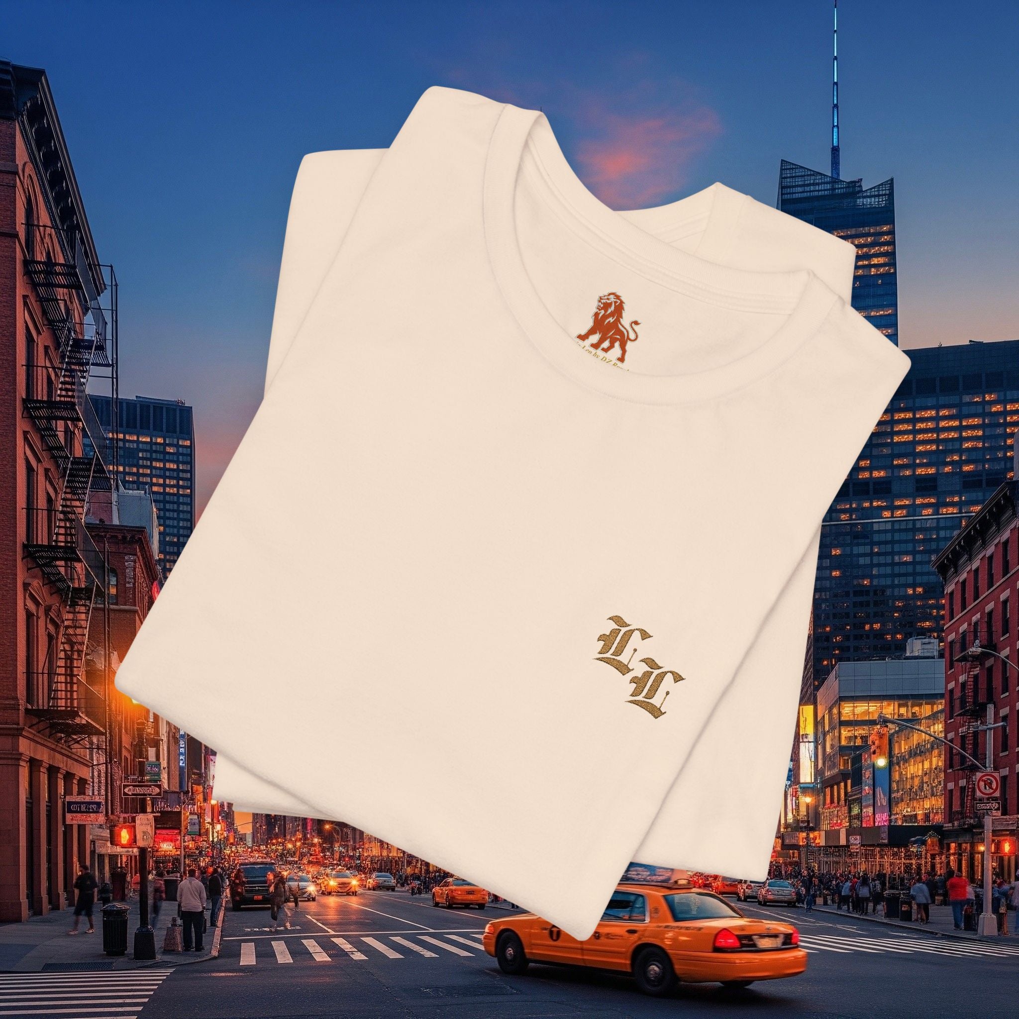 Legio Leo by DZ Royal Embroidery Tee | Old English Font Design