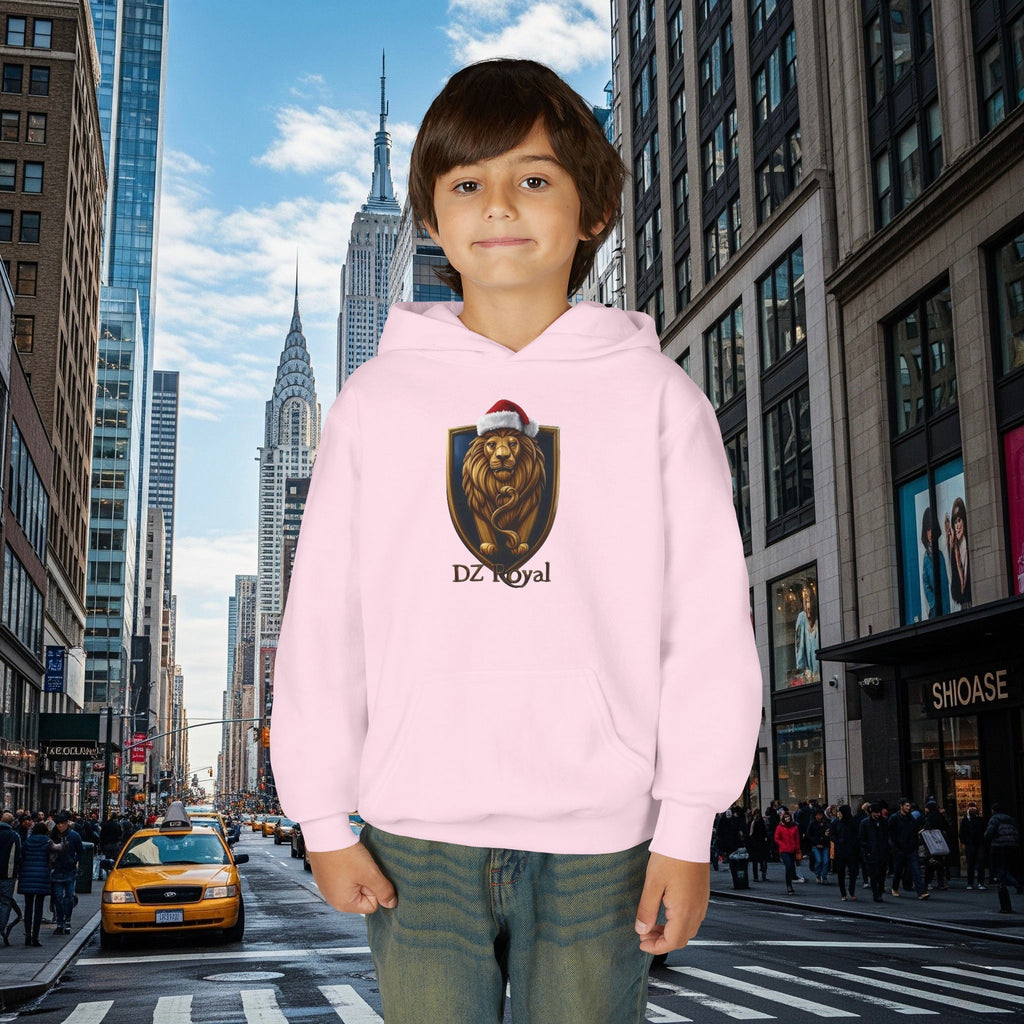 DZ Royal’s Christmas Youth Hoodie (Grown Lion)