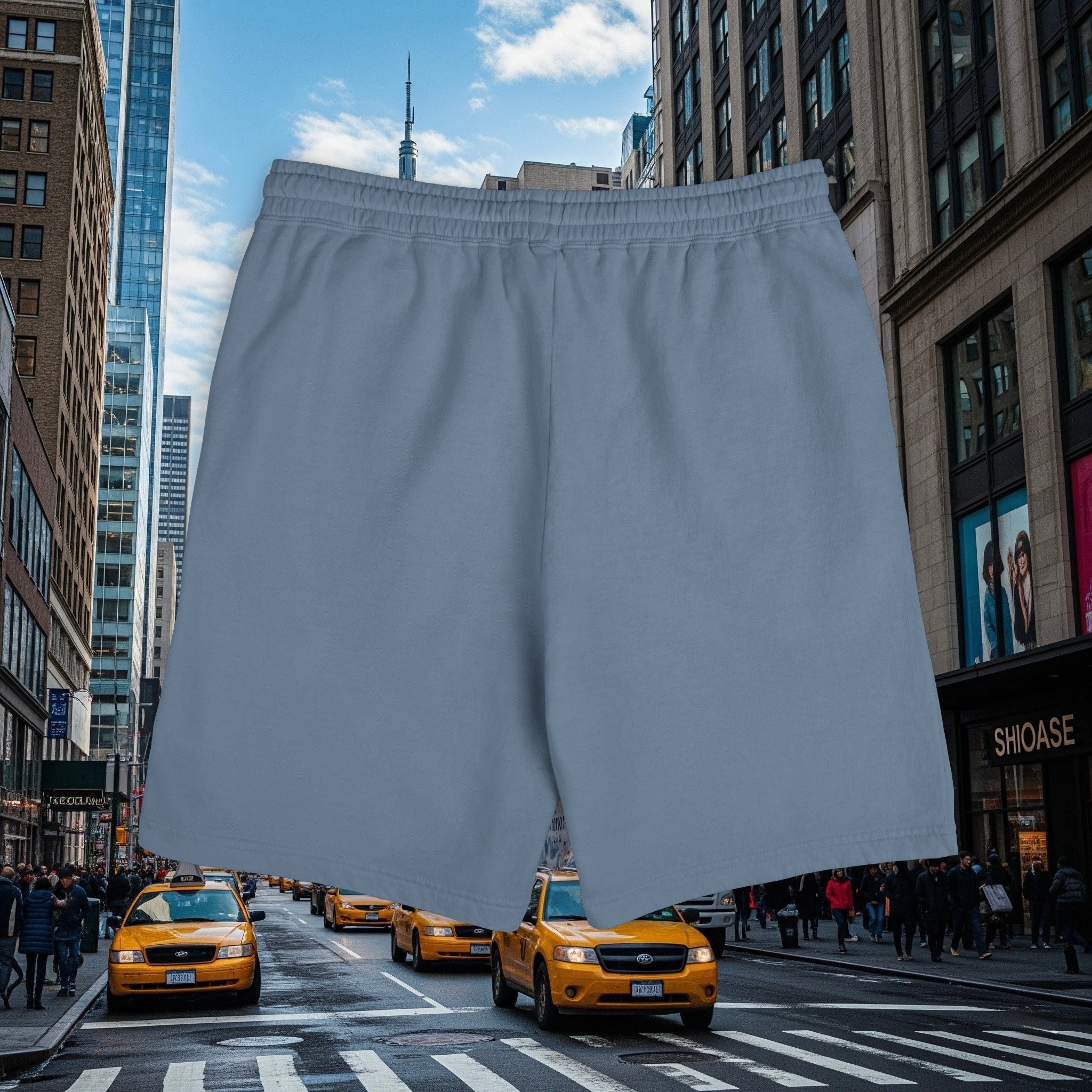 Legio Leo Graphic Sweat Shorts — Lightweight Garment-Dyed Fleece
