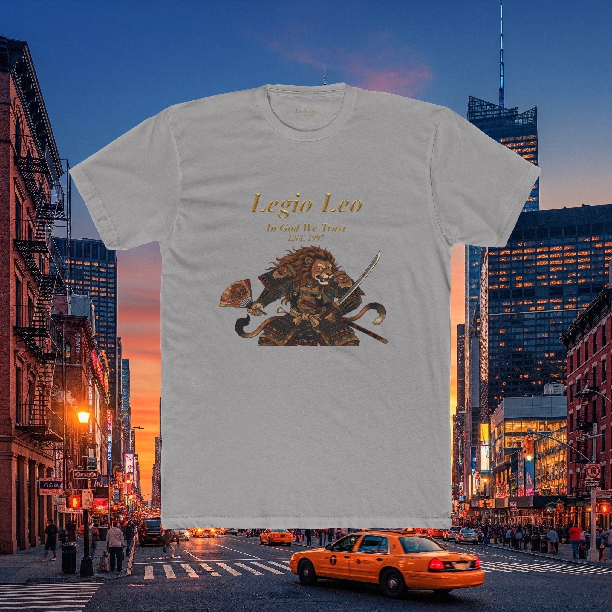 Legio Leo Samurai Warrior Cotton Crew Tee
