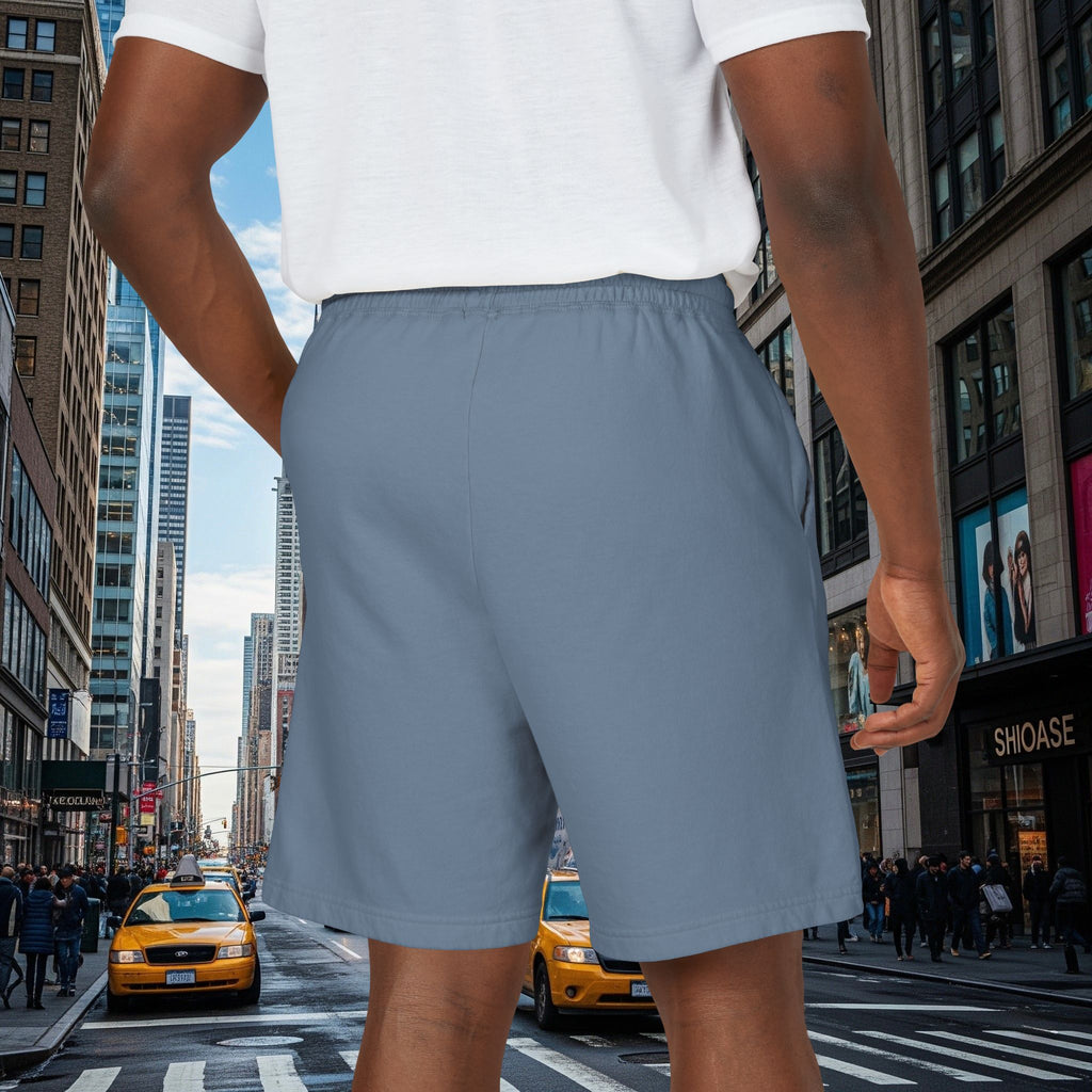 Legio Leo Graphic Sweat Shorts — Lightweight Garment-Dyed Fleece